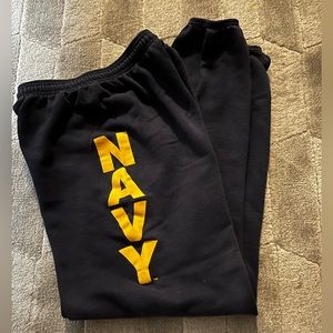 NAVY youth sweatpants size medium